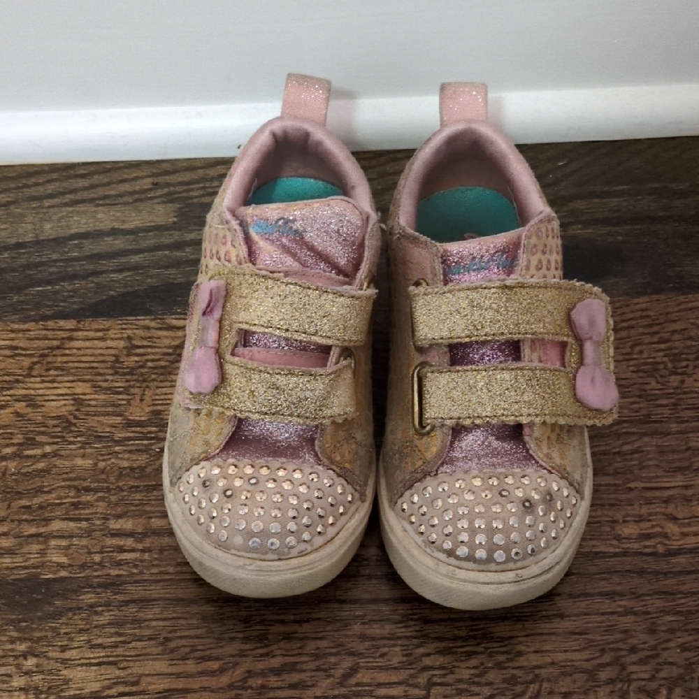 Stylish Sketchers Pink Girl Kids Shoes Size 10
